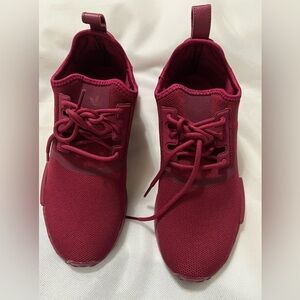 Adidas Women's NMD R1 Triple Maroon Burgundy Bordeaux Wine Red Shoes